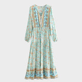 Núria - Dolga Cvetlična Obleka