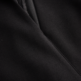 Alzira - Eleganten plašč z pasom in mandarinskim ovratnikom