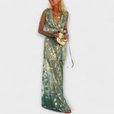 Tatiana - Fluidna obleka z V-izrezom