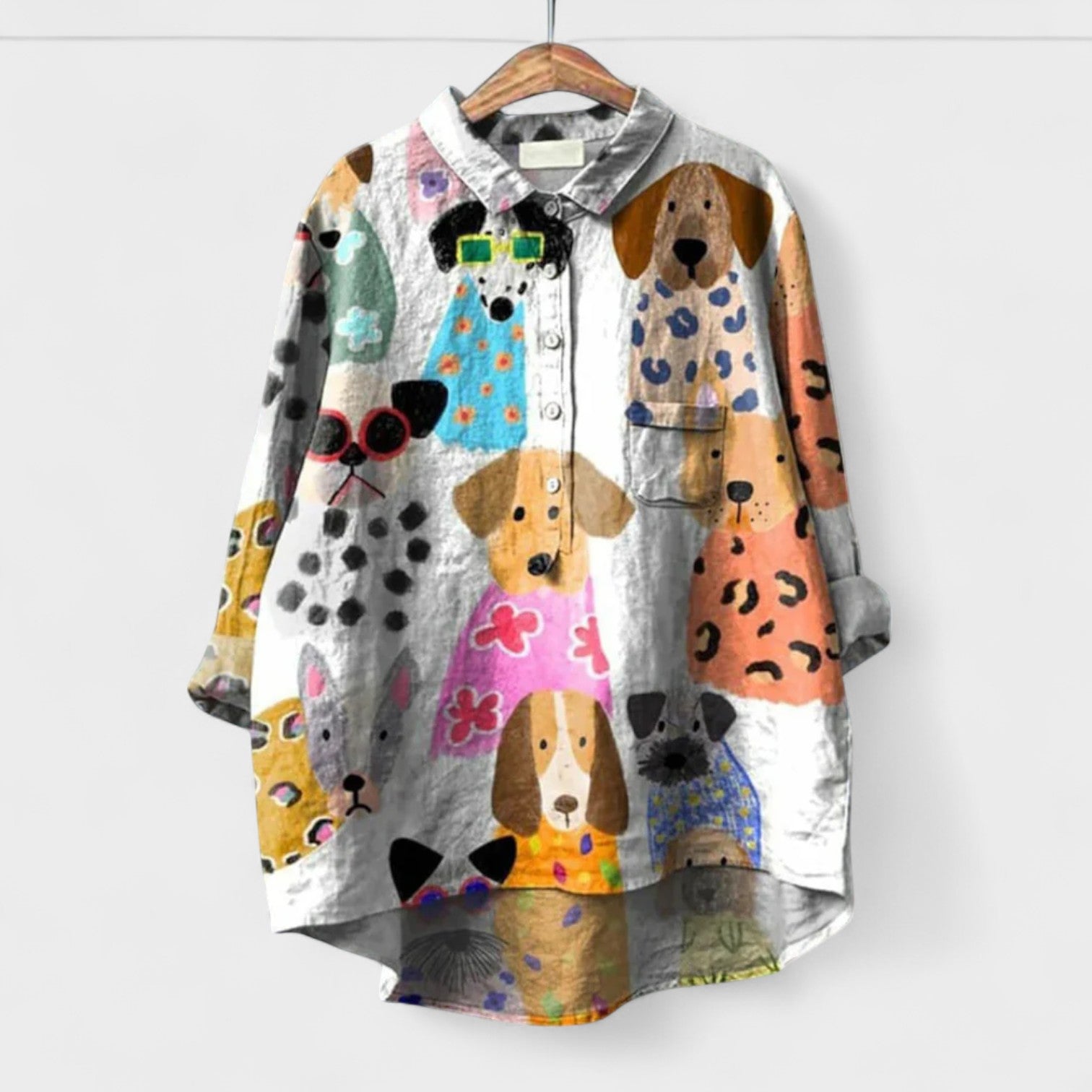 Elisabete - Srajca z vzorci za dame