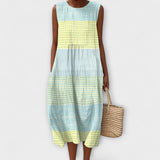 Isabela - Maxi umetniška obleka