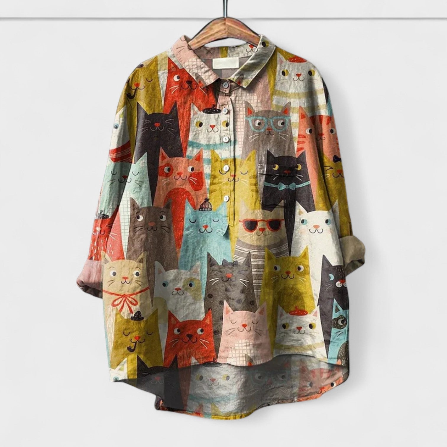 Elisabete - Srajca z vzorci za dame