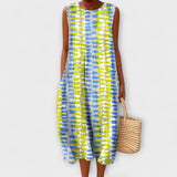 Isabela - Maxi umetniška obleka