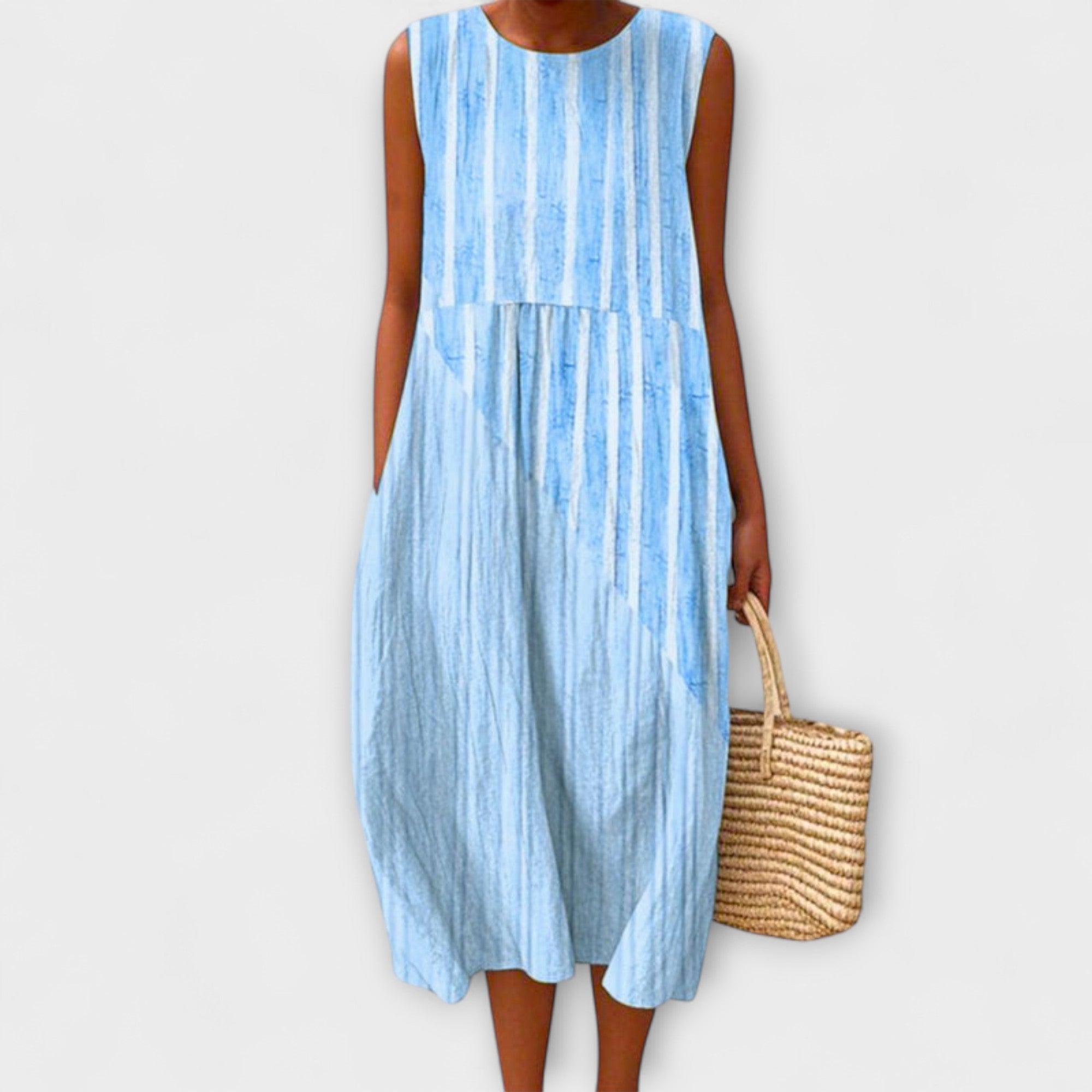 Isabela - Maxi umetniška obleka