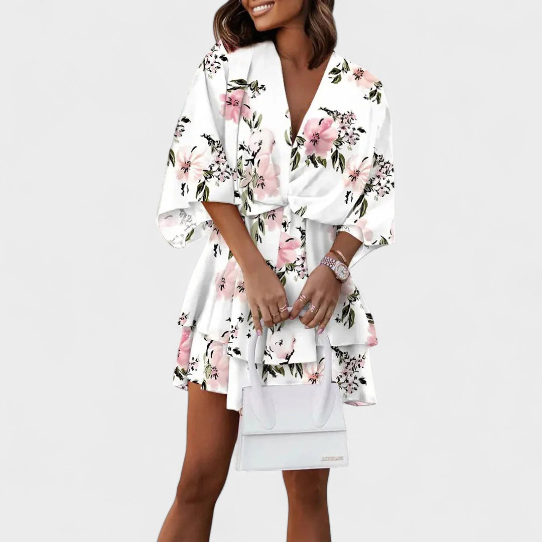 Carla - Kratka Cvetlična Oblačila