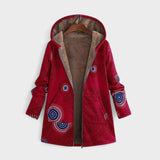 Aurora - Topla in mehka bunda s kapuco