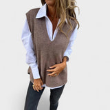 Selma - Pletena brezrokavnik