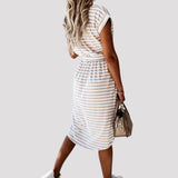 Mariana - Črtasta obleka