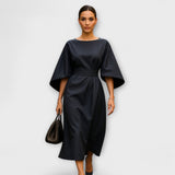 Sara - Elegantna obleka z rokavi