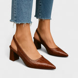 Vera – Čevlji z visokimi petami iz krokodilne kože