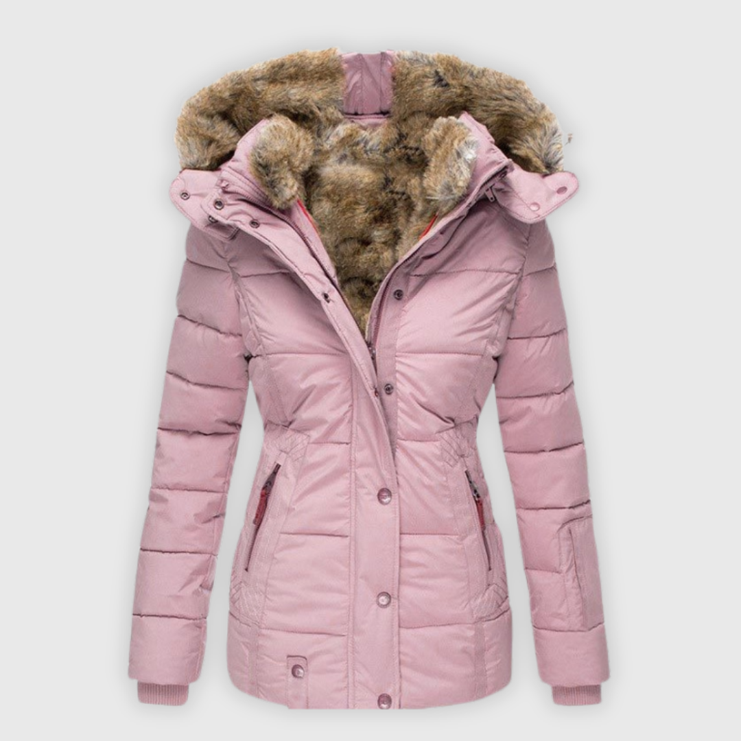 Verena - Topla jakna z umetnim krznom