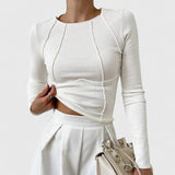 Mónica - Udobna majica z dolgimi rokavi