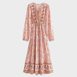 Núria - Dolga Cvetlična Obleka