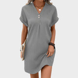 Luna - Obleka z V-izrezom