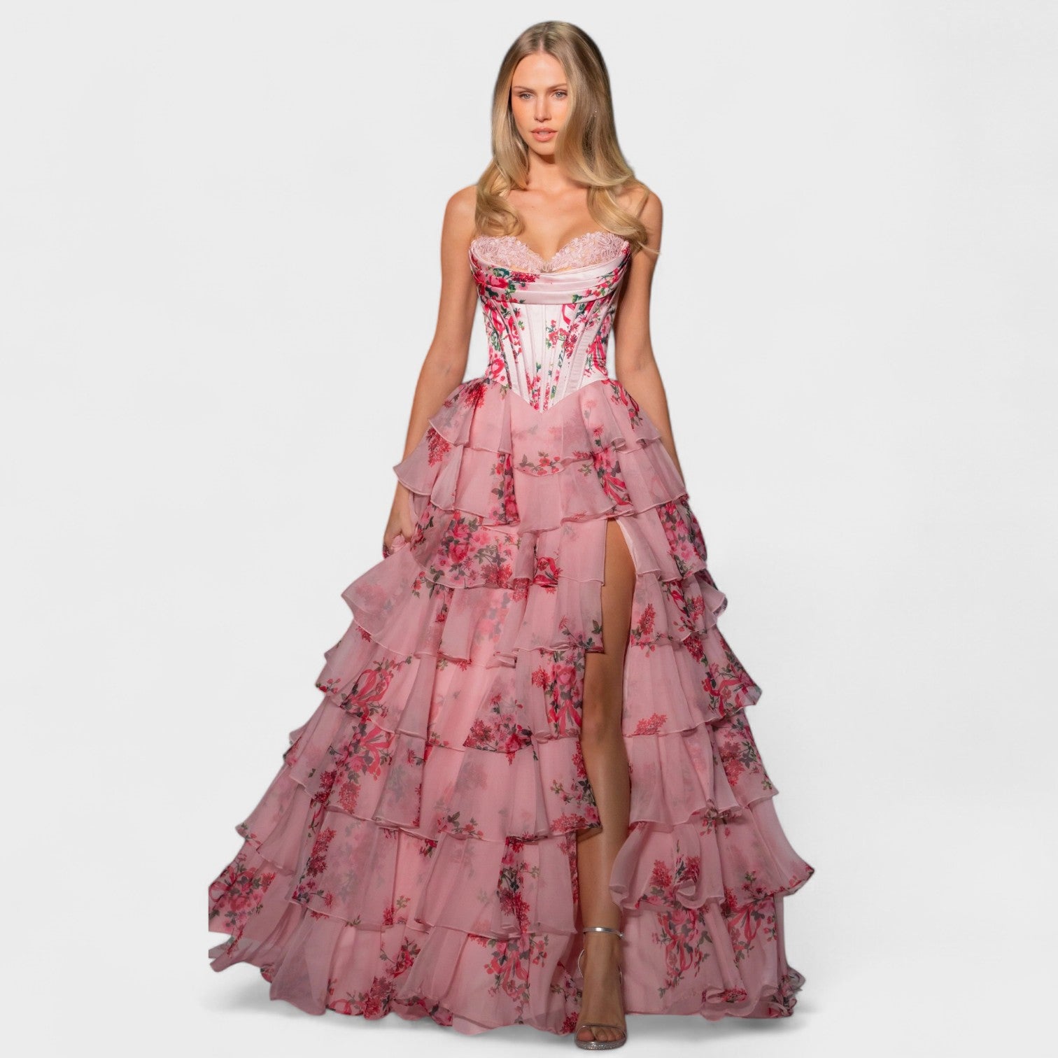 Olivia – Cvetoča Gala Obleka