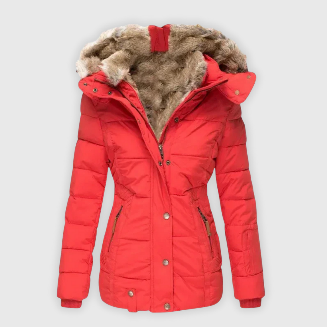 Verena - Topla jakna z umetnim krznom