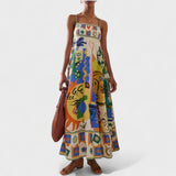 Nazaré - Barvita Pomladna Obleka