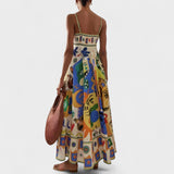 Nazaré - Barvita Pomladna Obleka