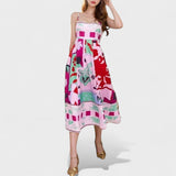 Nazaré - Barvita Pomladna Obleka