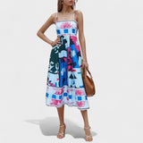 Nazaré - Barvita Pomladna Obleka