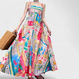 Nazaré - Barvita Pomladna Obleka