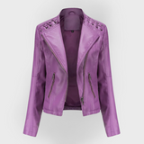 Klasična jakna iz mehkega usnja