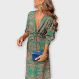 Oriana - Eleganten plašč z dolgimi rokavi