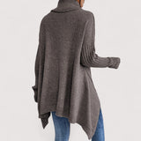 Laila - Oversized polo pulover z visokim ovratnikom