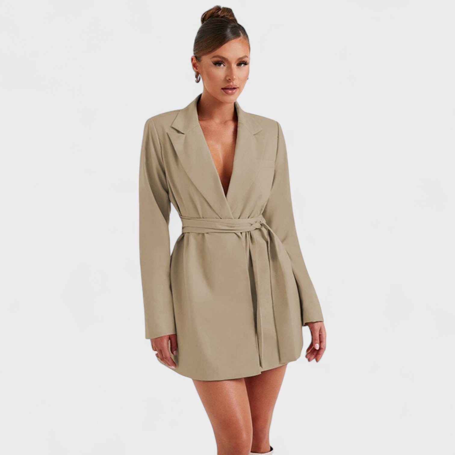 Teresa - Črn blazer obleka