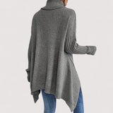 Laila - Oversized polo pulover z visokim ovratnikom