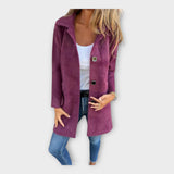 Elegantna volnena jakna z zadrgo