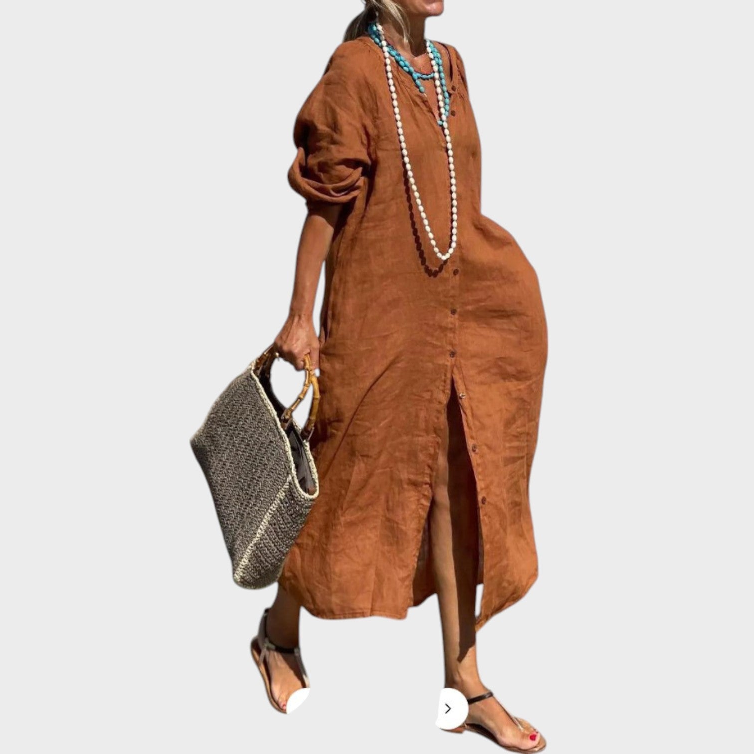 Vera - Obleka iz bombažnega platna