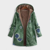 Aurora - Topla in mehka bunda s kapuco