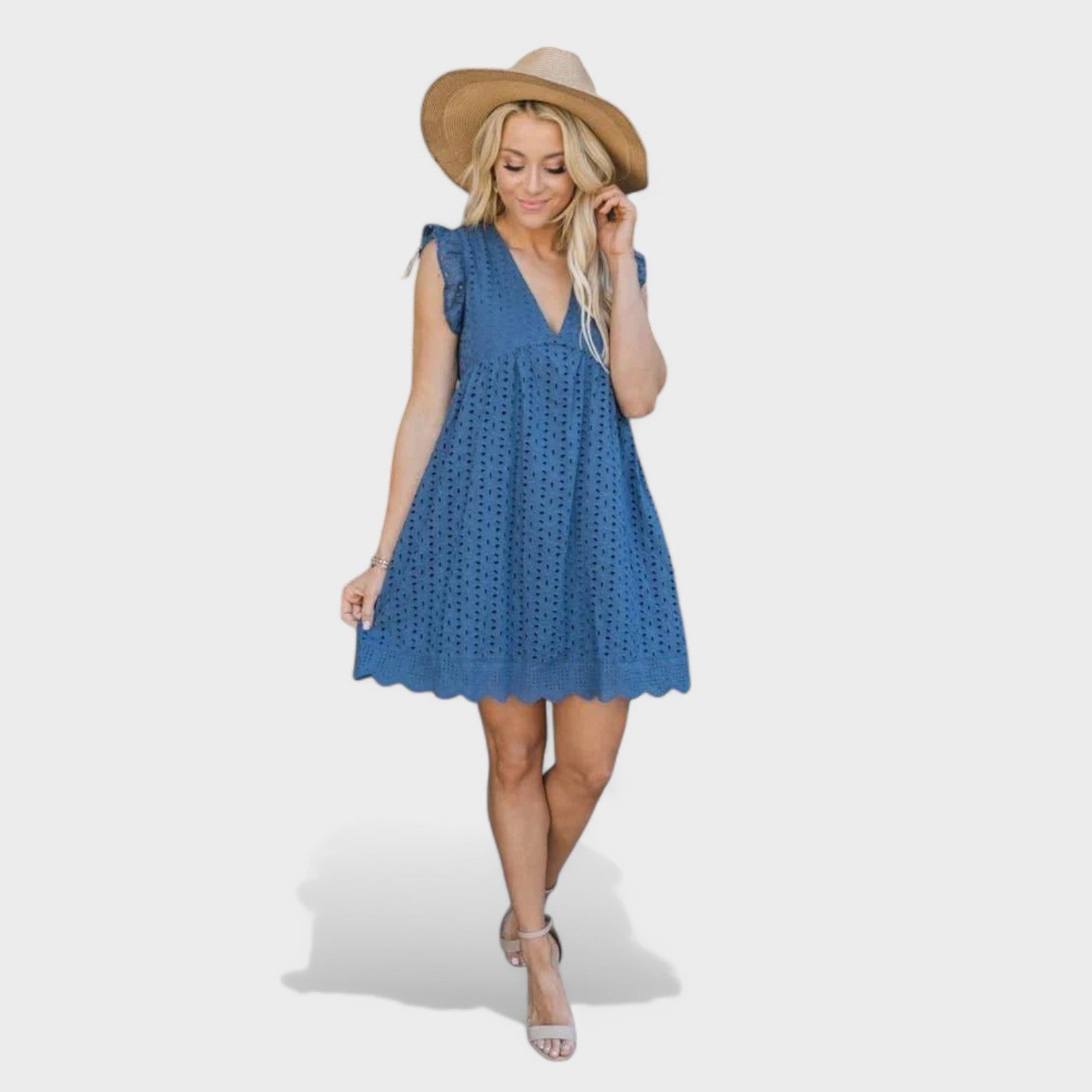 Anita - Pomladna obleka s hlačkami