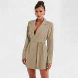 Teresa - Črn blazer obleka