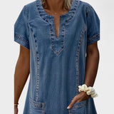 Julia - Oblačilo iz mehkega jeansa