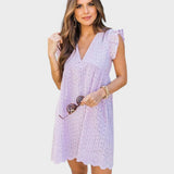 Anita - Pomladna obleka s hlačkami