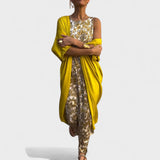 Carolina - Elegantna Obleka s Telovnikom