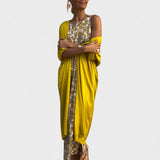 Carolina - Elegantna Obleka s Telovnikom