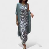 Carolina - Elegantna Obleka s Telovnikom