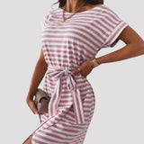 Mariana - Črtasta obleka