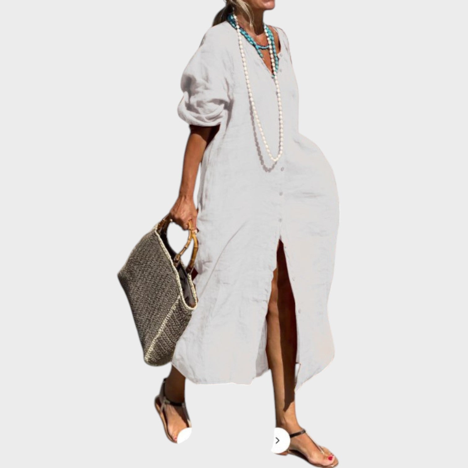 Vera - Obleka iz bombažnega platna