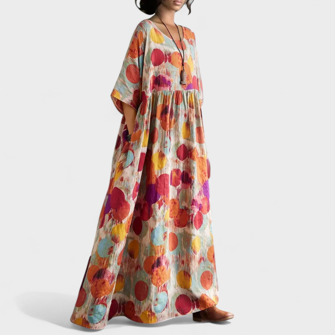 Camila - Maxi boemska obleka