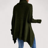 Laila - Oversized polo pulover z visokim ovratnikom