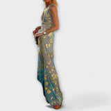 Tatiana - Fluidna obleka z V-izrezom