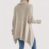 Laila - Oversized polo pulover z visokim ovratnikom