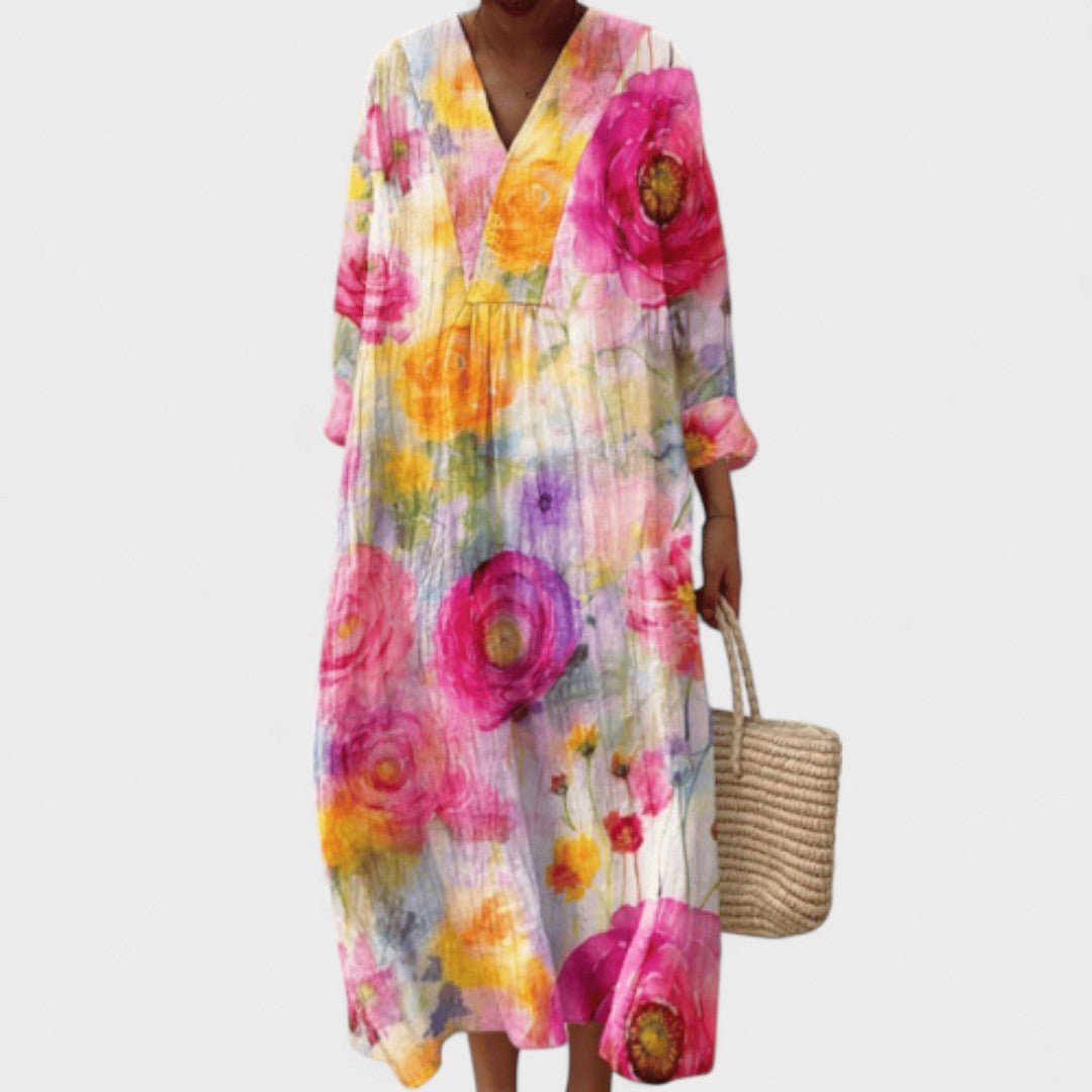 Graciete - Boho umetniška obleka