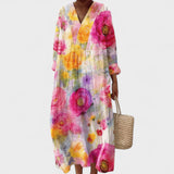 Graciete - Boho umetniška obleka