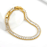 Pulseira Rivière Baguette