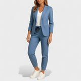 Gabriela - Eleganten komplet z jakno in hlačami